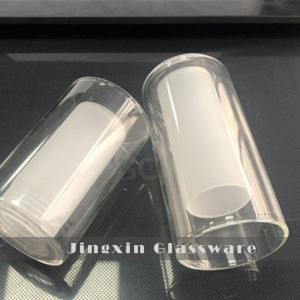 Klosz lampy ze szkła borokrzemowego o podwójnych ściankach